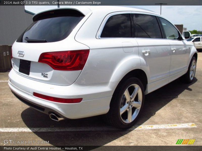 Carrara White / Cardamom Beige 2014 Audi Q7 3.0 TFSI quattro