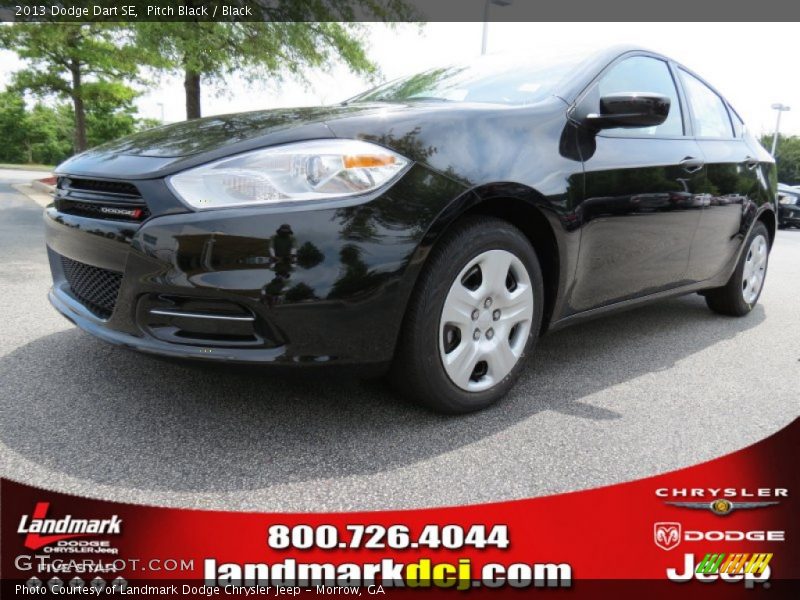 Pitch Black / Black 2013 Dodge Dart SE