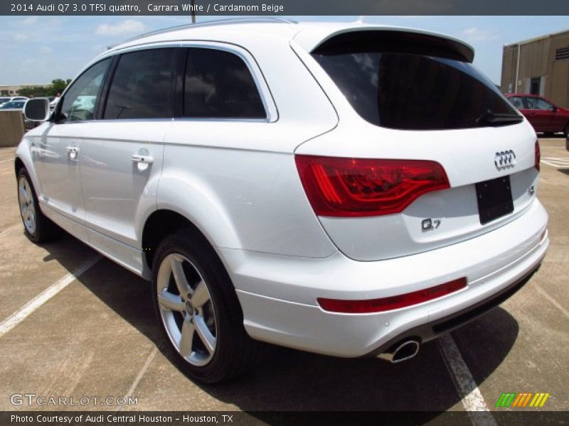 Carrara White / Cardamom Beige 2014 Audi Q7 3.0 TFSI quattro
