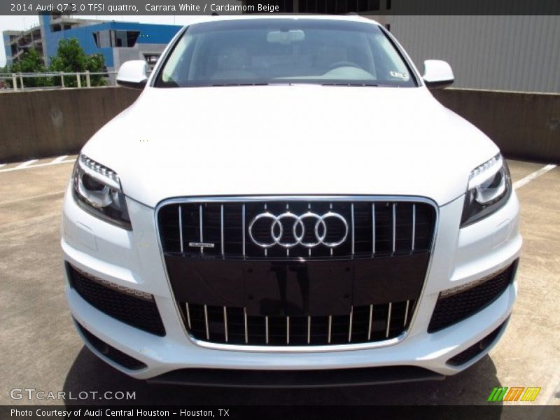 Carrara White / Cardamom Beige 2014 Audi Q7 3.0 TFSI quattro