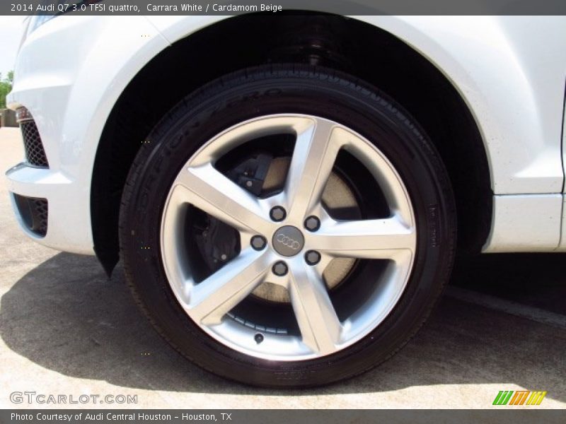 Carrara White / Cardamom Beige 2014 Audi Q7 3.0 TFSI quattro