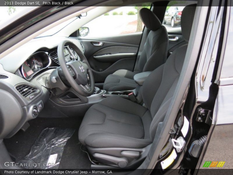 Pitch Black / Black 2013 Dodge Dart SE