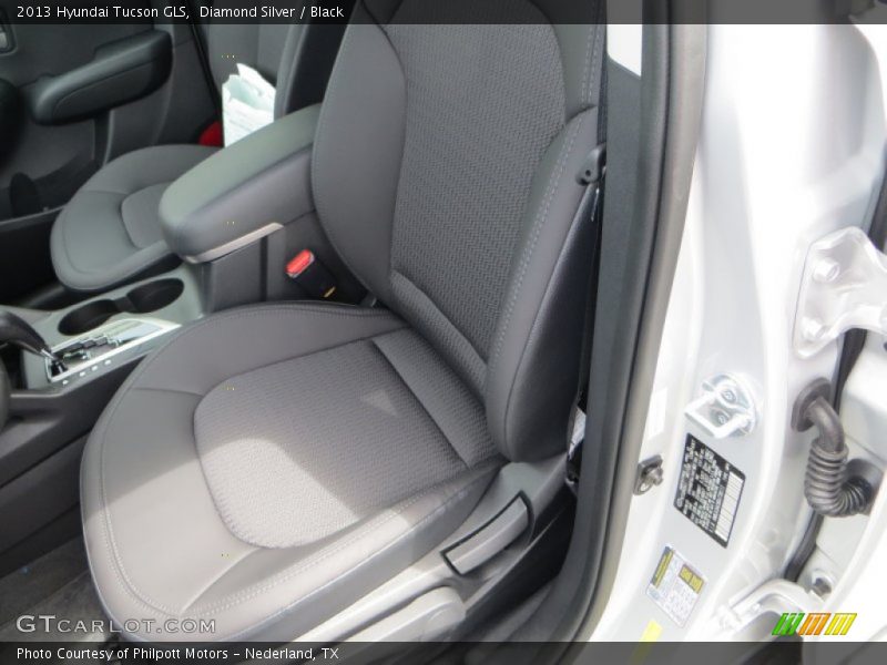 Diamond Silver / Black 2013 Hyundai Tucson GLS