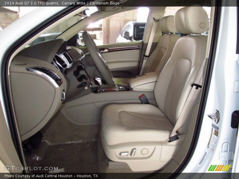 Carrara White / Cardamom Beige 2014 Audi Q7 3.0 TFSI quattro