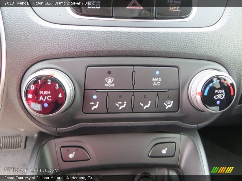 Diamond Silver / Black 2013 Hyundai Tucson GLS