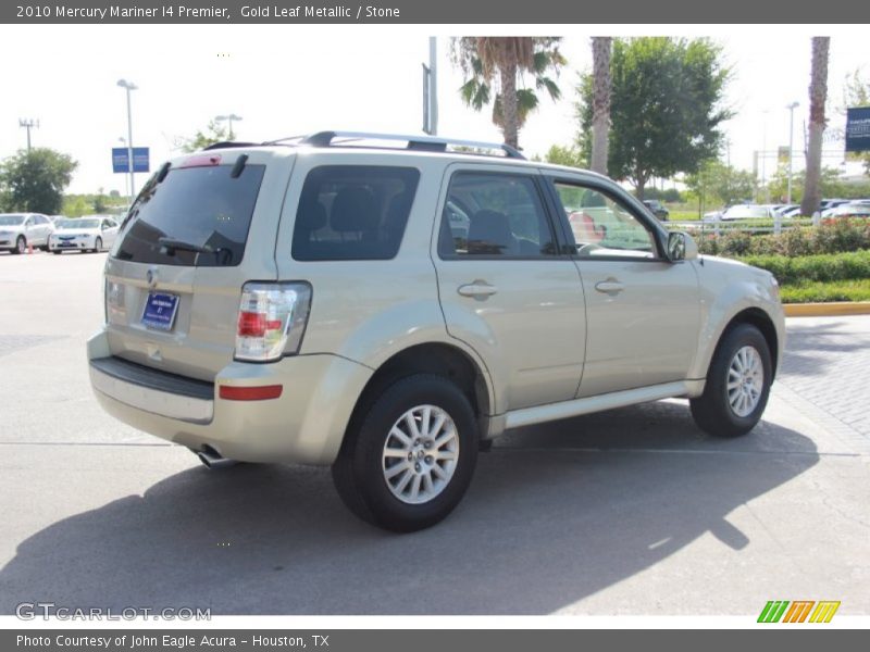 Gold Leaf Metallic / Stone 2010 Mercury Mariner I4 Premier