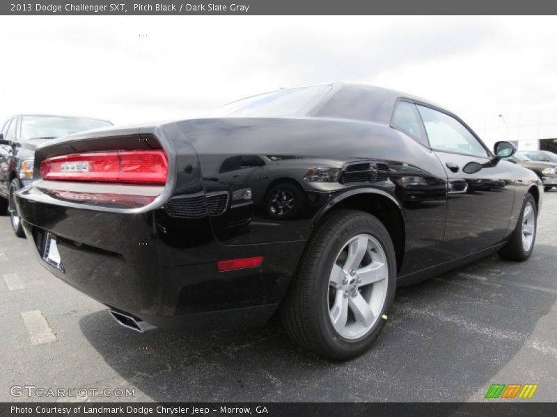 Pitch Black / Dark Slate Gray 2013 Dodge Challenger SXT