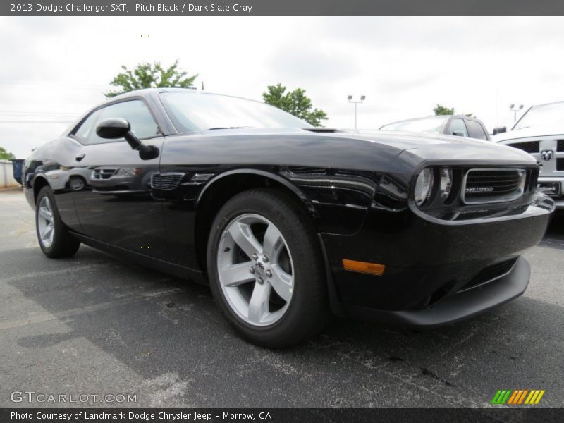 Pitch Black / Dark Slate Gray 2013 Dodge Challenger SXT