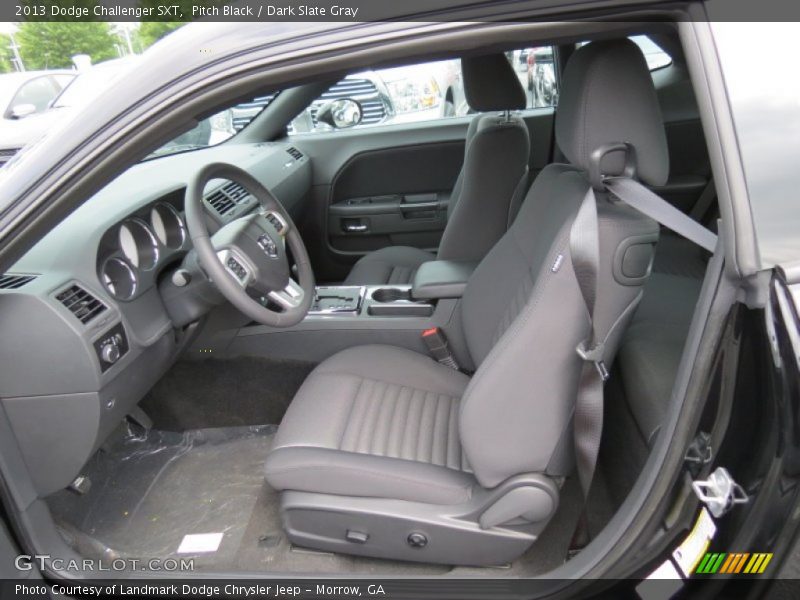 Pitch Black / Dark Slate Gray 2013 Dodge Challenger SXT