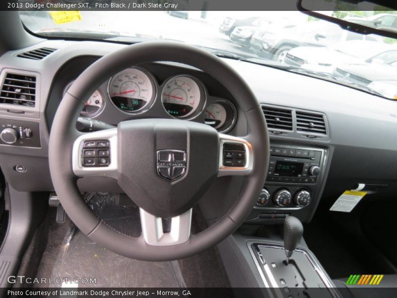 Pitch Black / Dark Slate Gray 2013 Dodge Challenger SXT