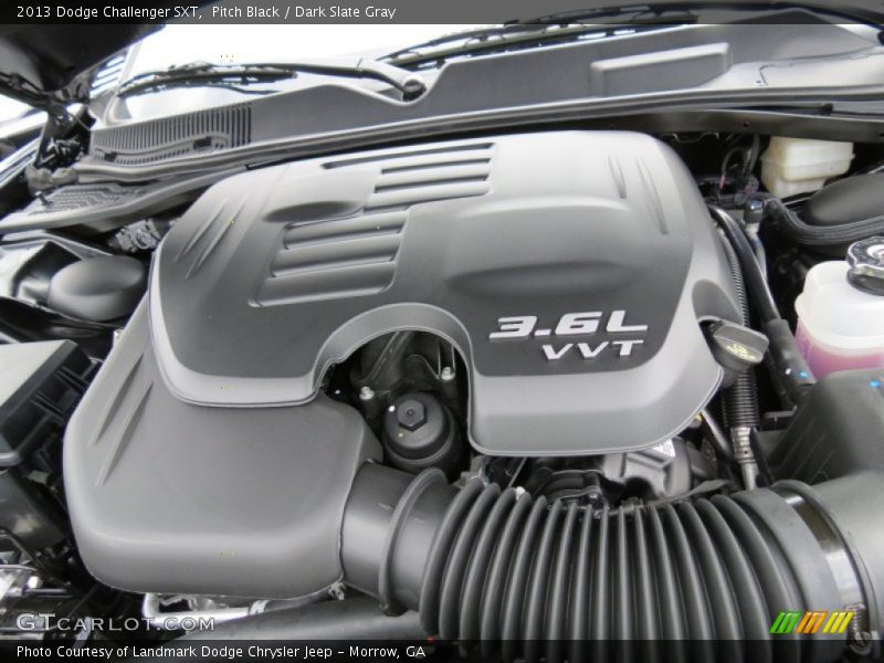 Pitch Black / Dark Slate Gray 2013 Dodge Challenger SXT