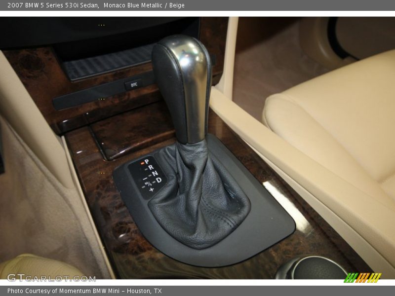 Monaco Blue Metallic / Beige 2007 BMW 5 Series 530i Sedan