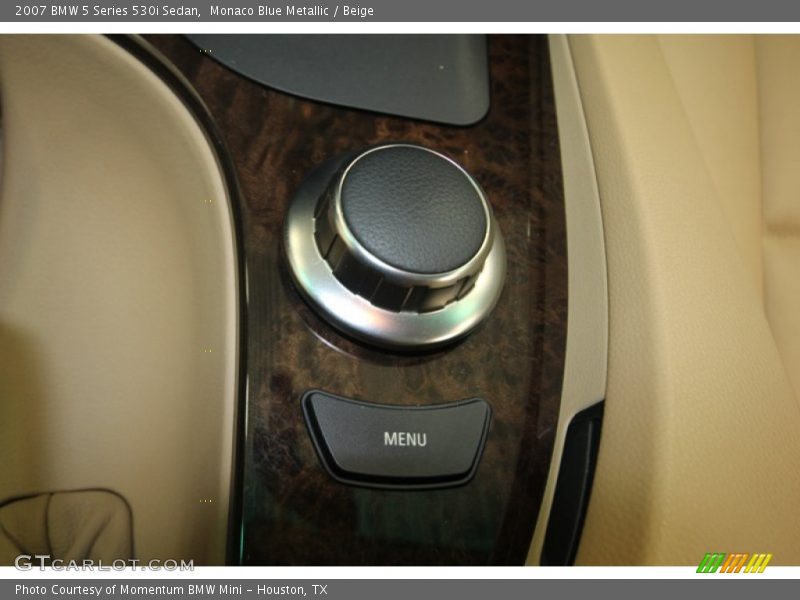 Monaco Blue Metallic / Beige 2007 BMW 5 Series 530i Sedan