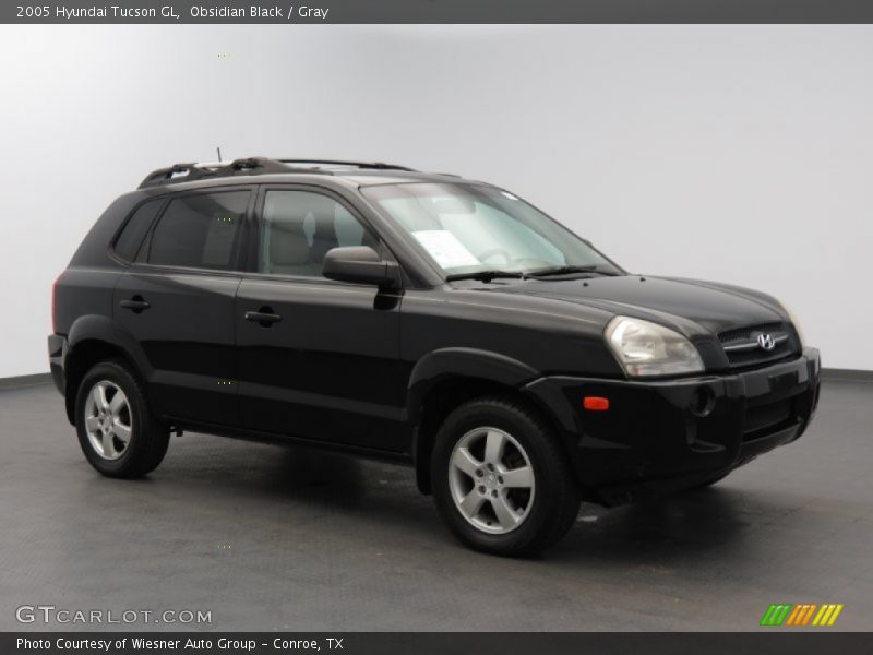 Obsidian Black / Gray 2005 Hyundai Tucson GL