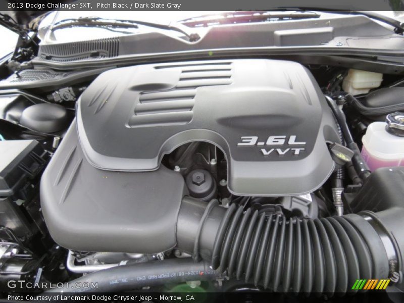 Pitch Black / Dark Slate Gray 2013 Dodge Challenger SXT
