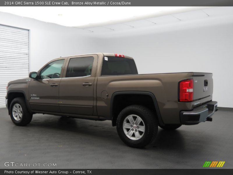 Bronze Alloy Metallic / Cocoa/Dune 2014 GMC Sierra 1500 SLE Crew Cab