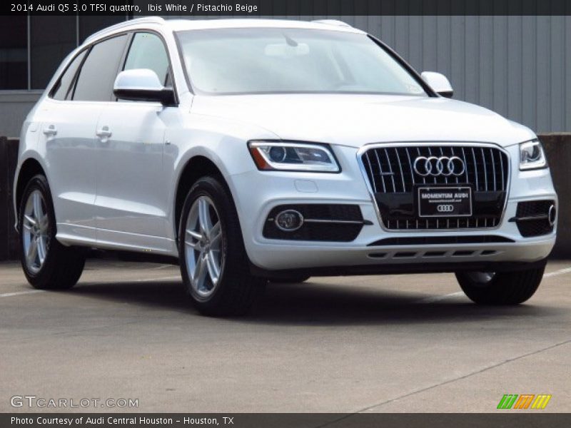 Ibis White / Pistachio Beige 2014 Audi Q5 3.0 TFSI quattro