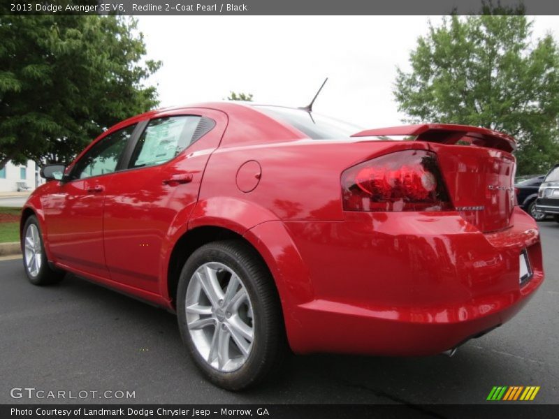 Redline 2-Coat Pearl / Black 2013 Dodge Avenger SE V6
