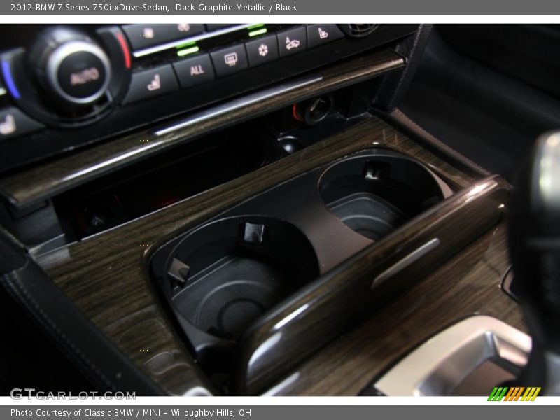 Dark Graphite Metallic / Black 2012 BMW 7 Series 750i xDrive Sedan