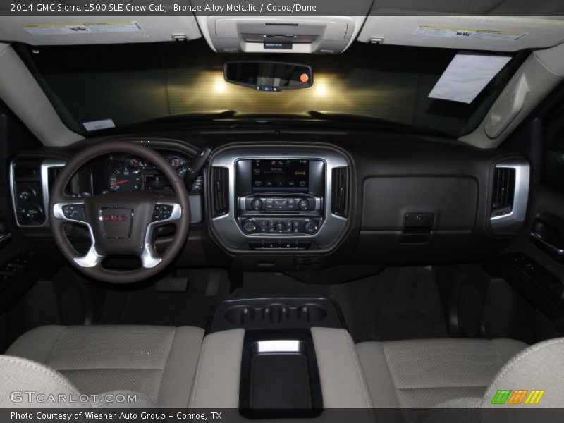 Bronze Alloy Metallic / Cocoa/Dune 2014 GMC Sierra 1500 SLE Crew Cab