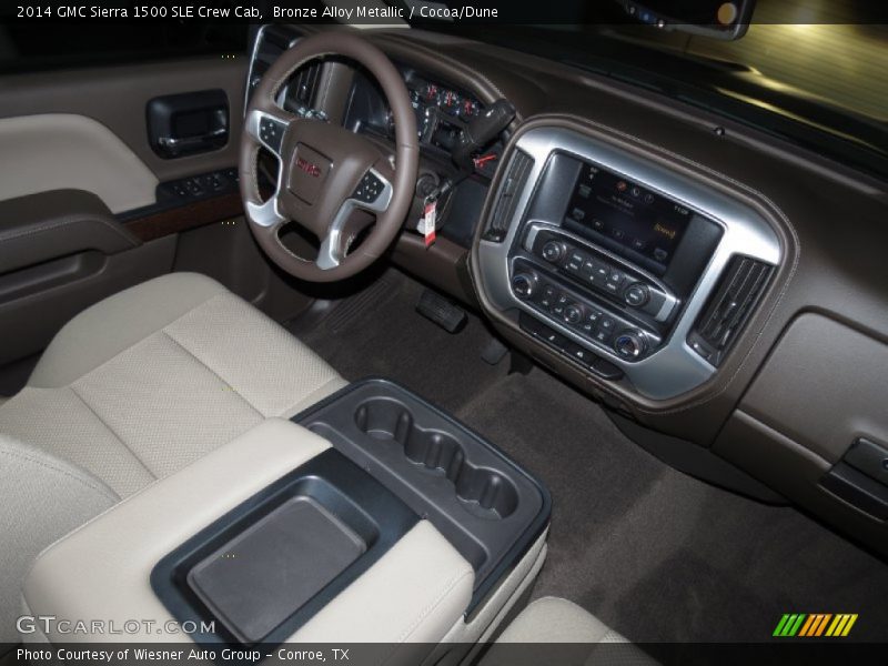 Bronze Alloy Metallic / Cocoa/Dune 2014 GMC Sierra 1500 SLE Crew Cab