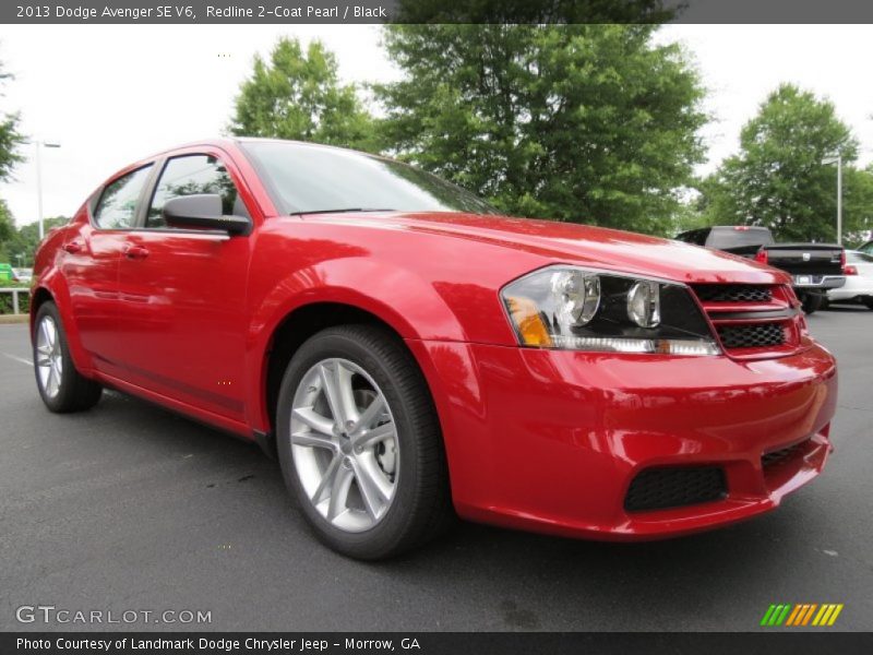Redline 2-Coat Pearl / Black 2013 Dodge Avenger SE V6