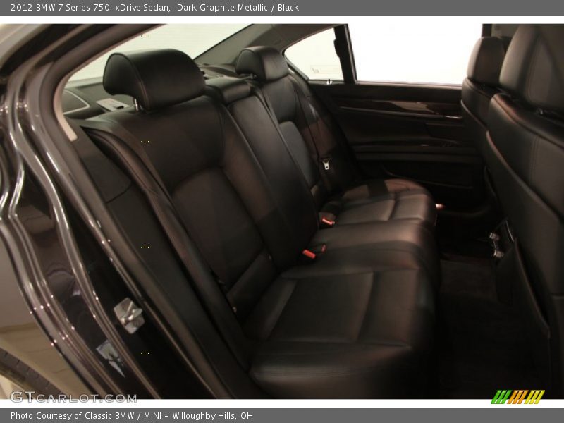 Dark Graphite Metallic / Black 2012 BMW 7 Series 750i xDrive Sedan