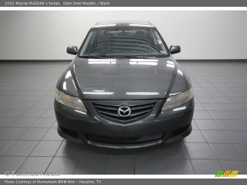 Dark Steel Metallic / Black 2003 Mazda MAZDA6 s Sedan