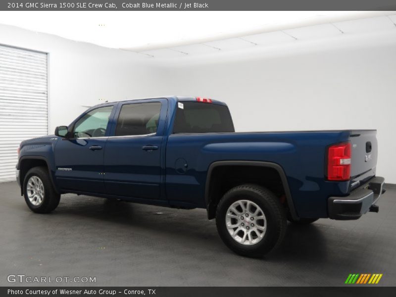 Cobalt Blue Metallic / Jet Black 2014 GMC Sierra 1500 SLE Crew Cab