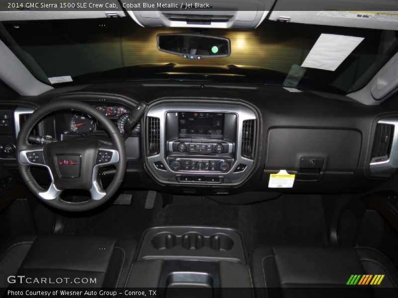 Cobalt Blue Metallic / Jet Black 2014 GMC Sierra 1500 SLE Crew Cab