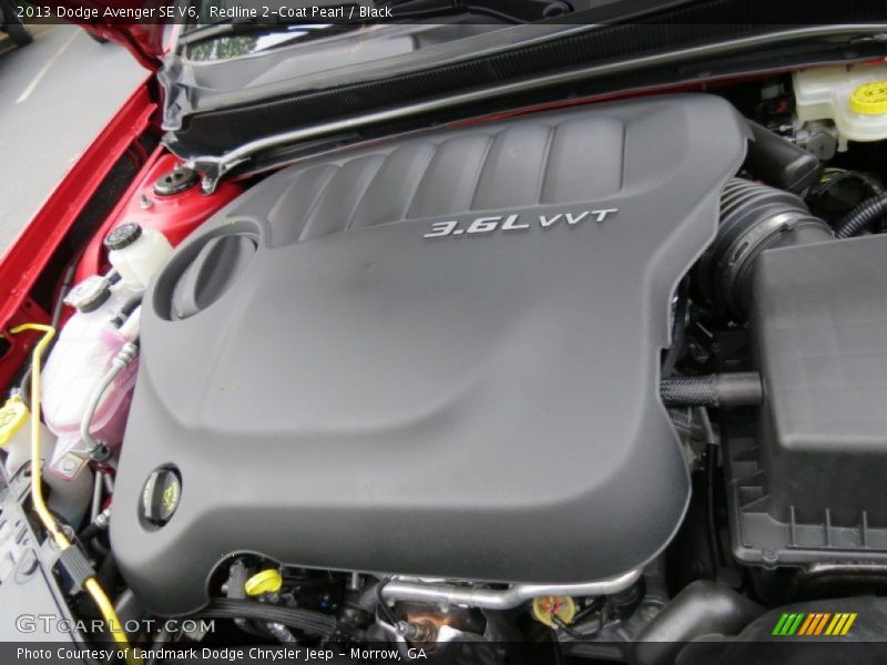 Redline 2-Coat Pearl / Black 2013 Dodge Avenger SE V6