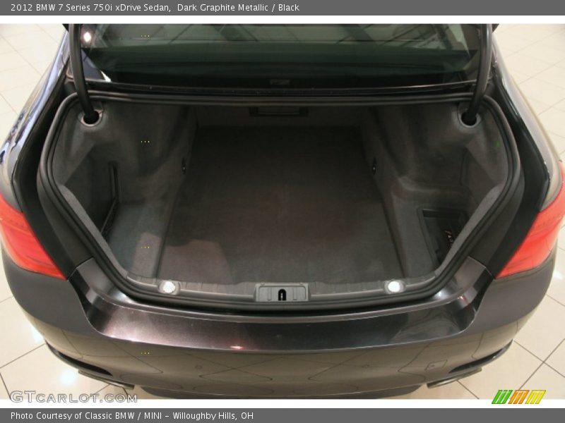  2012 7 Series 750i xDrive Sedan Trunk