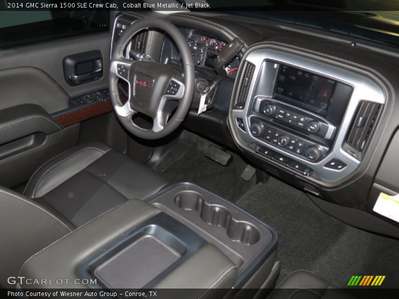 Cobalt Blue Metallic / Jet Black 2014 GMC Sierra 1500 SLE Crew Cab