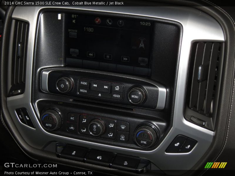 Cobalt Blue Metallic / Jet Black 2014 GMC Sierra 1500 SLE Crew Cab