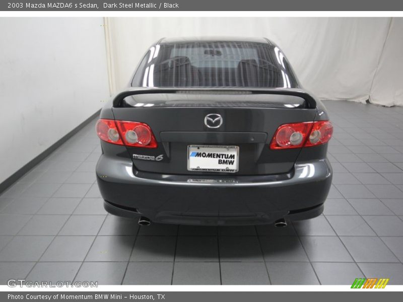 Dark Steel Metallic / Black 2003 Mazda MAZDA6 s Sedan