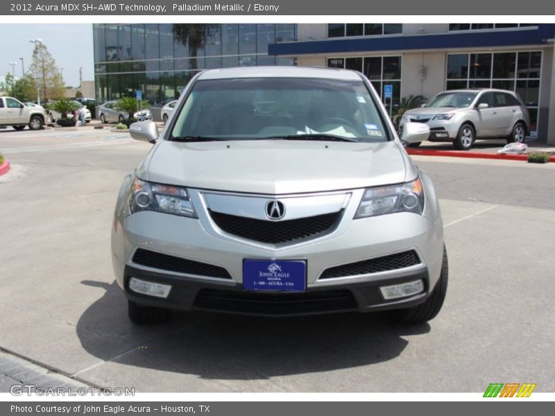 Palladium Metallic / Ebony 2012 Acura MDX SH-AWD Technology