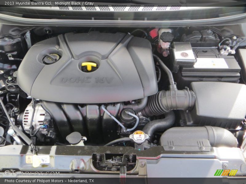 Midnight Black / Gray 2013 Hyundai Elantra GLS