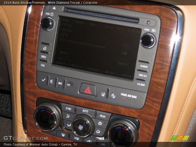 White Diamond Tricoat / Cocaccino 2014 Buick Enclave Premium