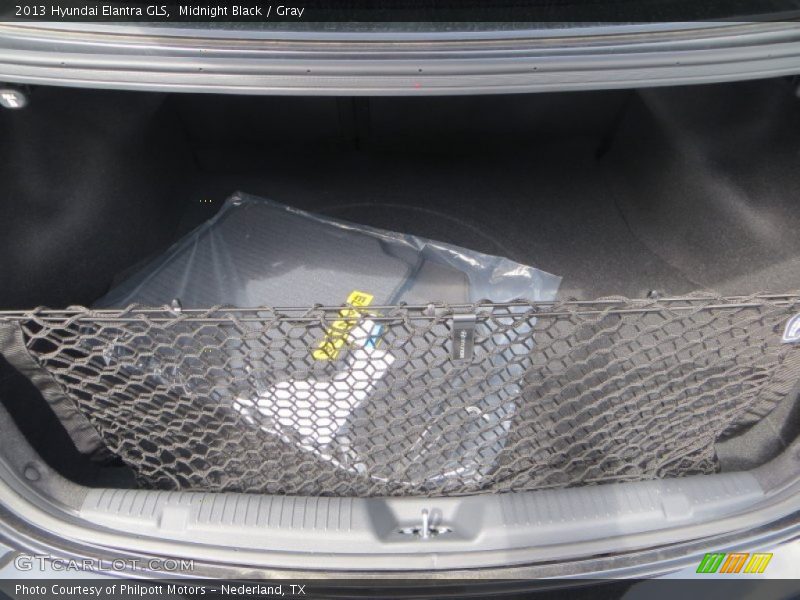 Midnight Black / Gray 2013 Hyundai Elantra GLS