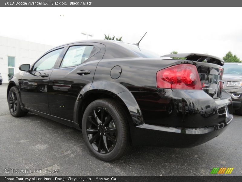 Black / Black 2013 Dodge Avenger SXT Blacktop