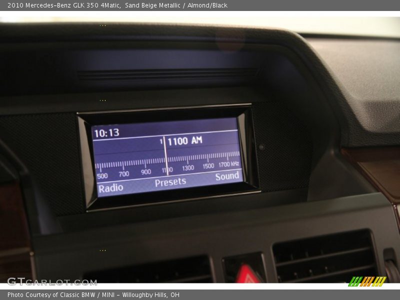 Sand Beige Metallic / Almond/Black 2010 Mercedes-Benz GLK 350 4Matic