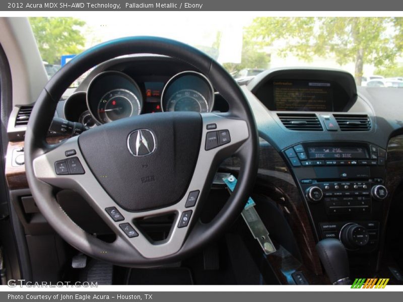 Palladium Metallic / Ebony 2012 Acura MDX SH-AWD Technology