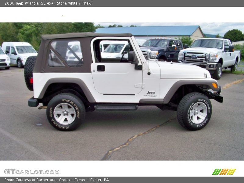 Stone White / Khaki 2006 Jeep Wrangler SE 4x4