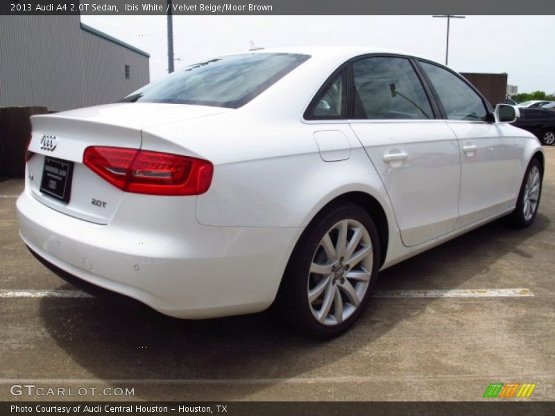 Ibis White / Velvet Beige/Moor Brown 2013 Audi A4 2.0T Sedan