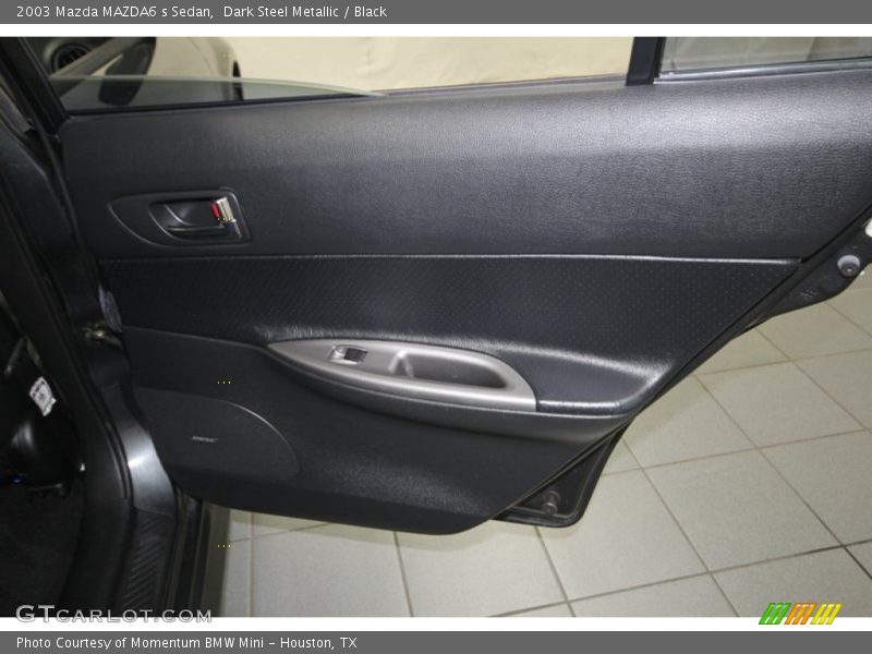 Dark Steel Metallic / Black 2003 Mazda MAZDA6 s Sedan