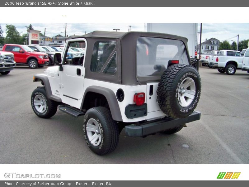 Stone White / Khaki 2006 Jeep Wrangler SE 4x4