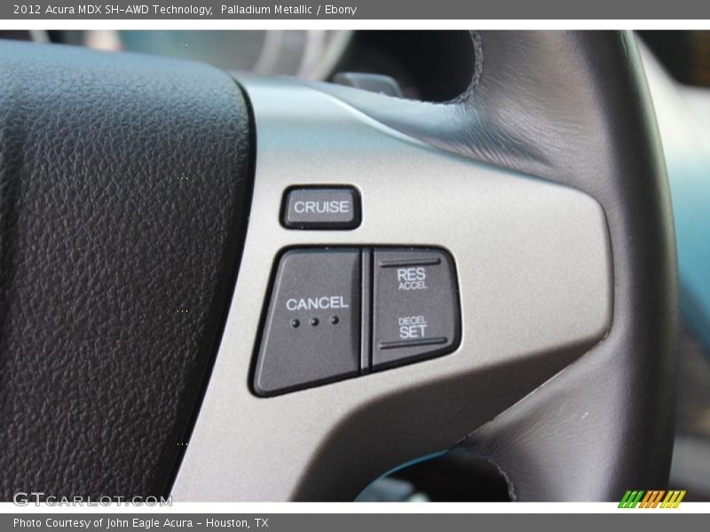 Palladium Metallic / Ebony 2012 Acura MDX SH-AWD Technology