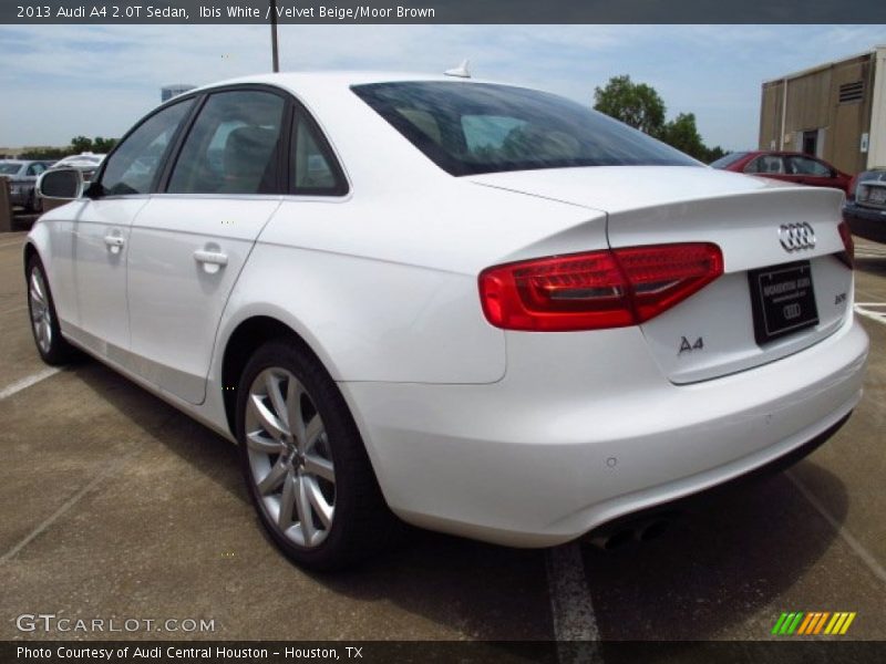 Ibis White / Velvet Beige/Moor Brown 2013 Audi A4 2.0T Sedan