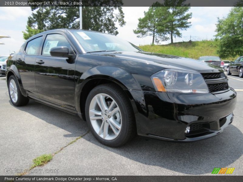 Black / Black 2013 Dodge Avenger SXT V6