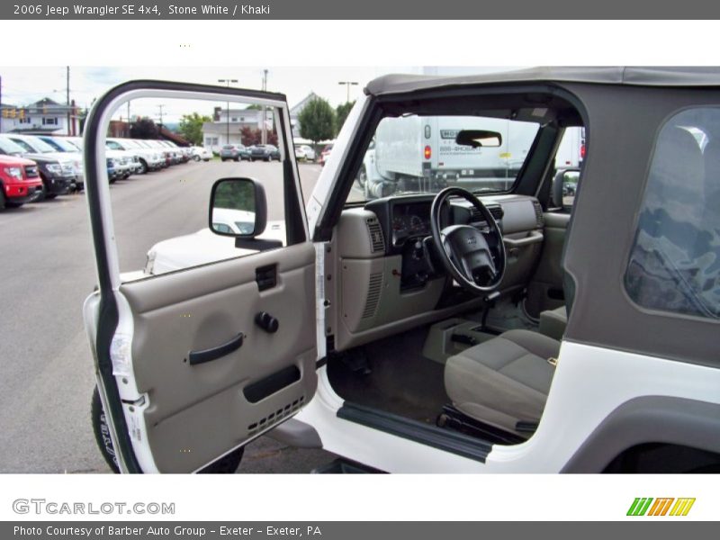 Stone White / Khaki 2006 Jeep Wrangler SE 4x4